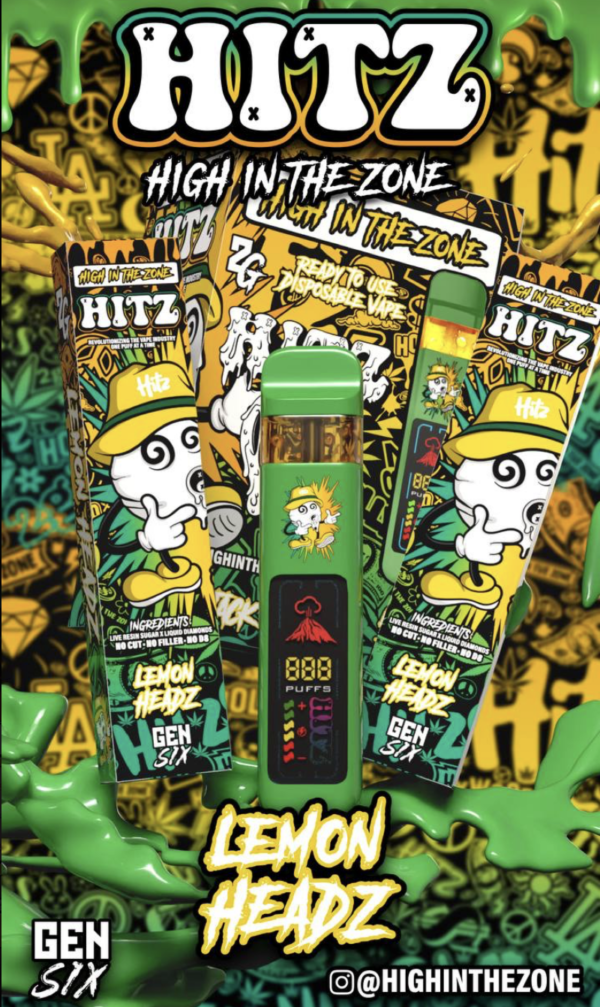 Hitz Lemon Headz Gen6 Disposable